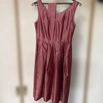 비즈 장식 핑크 드레스 사이즈 2