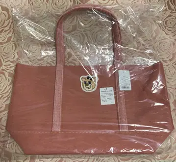 핑크 올드 테디 걸 와펜 토트백 대 상자 발송