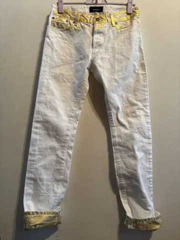 YLANG YLANG 화이트 데님 S 사이즈