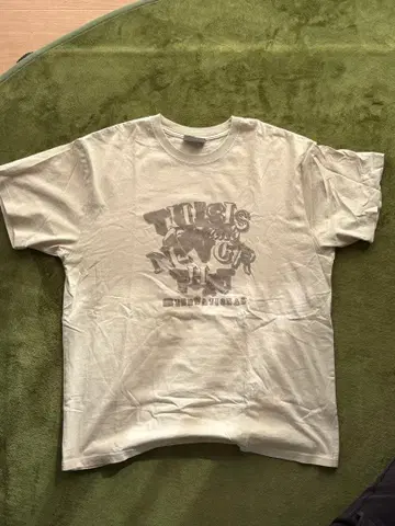 thisisneverthat T셔츠 L 사이즈 크림색