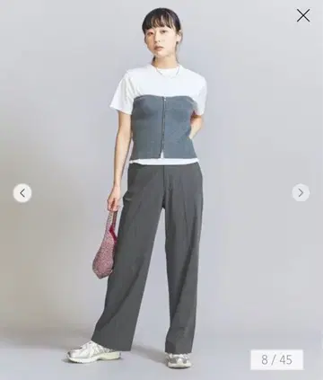 BEAUTY&YOUTH UNITED ARROWS 백 밴딩 스트레이트 팬츠