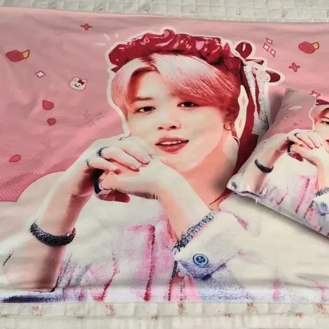 BTS 지민 쿠션 담요 세트