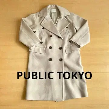 PUBLIC TOKYO 울 체스터 코트