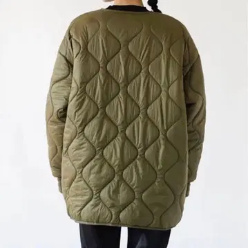 이짜카매니아 아우터 올리브 퀼팅 자켓 택 포함