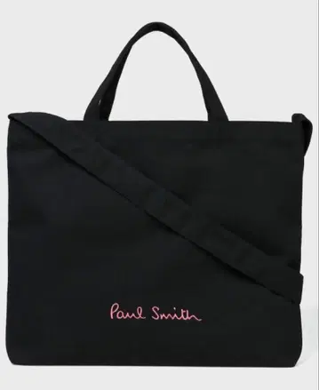 Paul Smith 로고 팝 컬러 토트백 블랙 black
