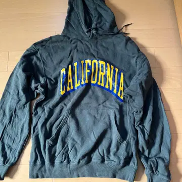 CALIFORNIA 프린트 그레이 후드티