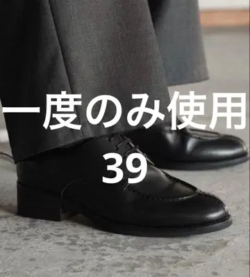 [ 새상품급 ] shiun COW LEATHER U-TIP DERBY