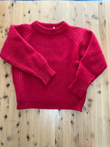 피터 스톰 로우게이지 니트 영국제 울 100%