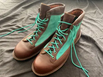 Danner 고어텍스 하이컷 부츠 브라운/터콰이즈