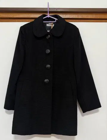 THEORIA 블랙 코듀로이 코트