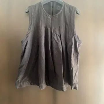 tandey 늑대와 올빼미 블랙 슬리브리스 상의 베스트