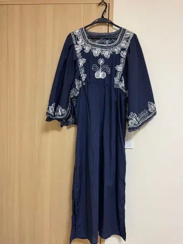 special vintage 자수 원피스 인도 면