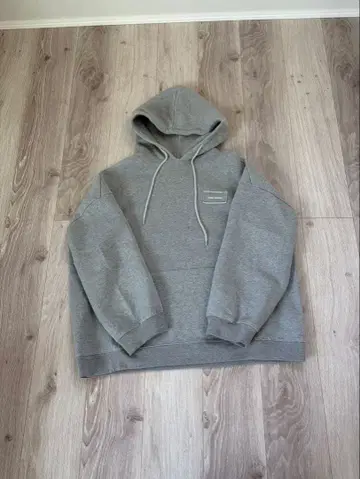 그레이 후드 부착 후드티 MASONPRINCE