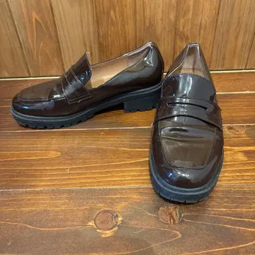 ORiental TRaffic 다크 브라운 로퍼 통굽