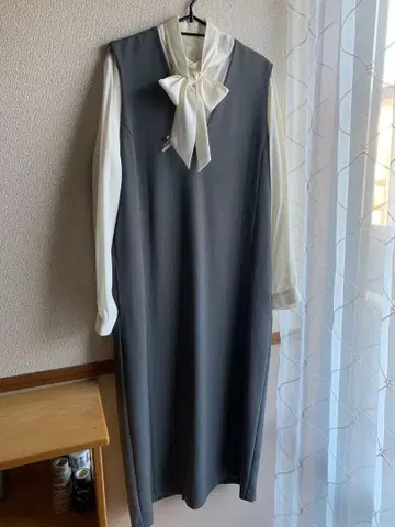 SOEJU 소주 원피스 세트 블라우스 M 원피스 L