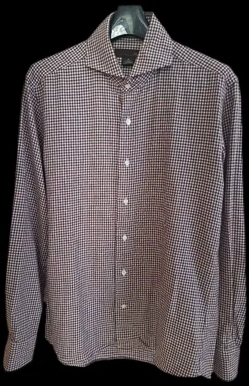 Bullit 체크 무늬 긴팔 셔츠 M