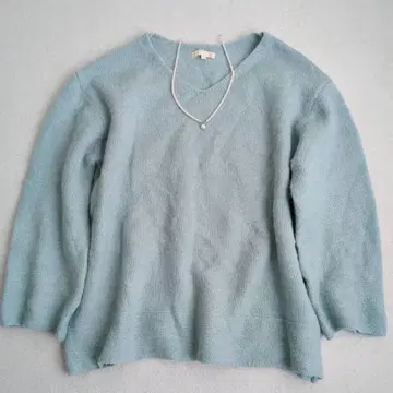 스튜디오 클립 모크넥 니트 모헤어 울 혼방 스웨터 L