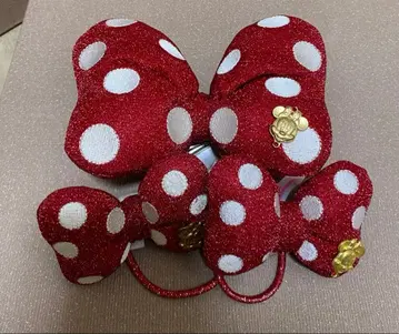 미니 헤어포니 2개 세트 디즈니랜드 헤어 액세서리