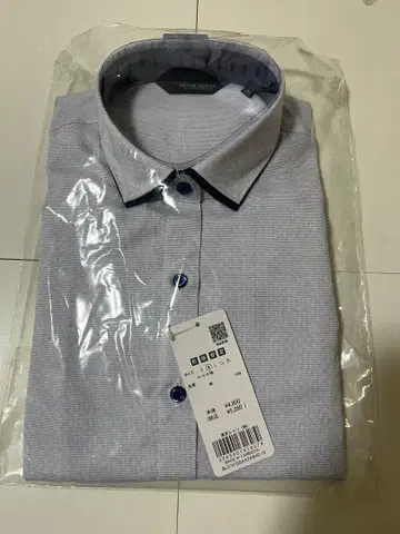 긴팔 셔츠 블루 M BRLCK HOUSE