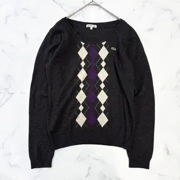 새상품급 라코스테 다크 그레이 스웨터 XL