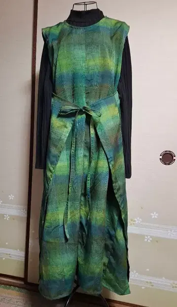 기모노 리메이크 156 에이프런 원피스