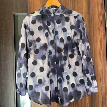 Paul Smith Black 도트 무늬 긴팔 셔츠