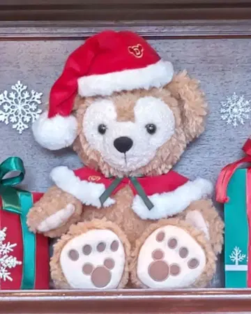 디즈니씨 더피 봉제 인형 코스튬 크리스마스 산타