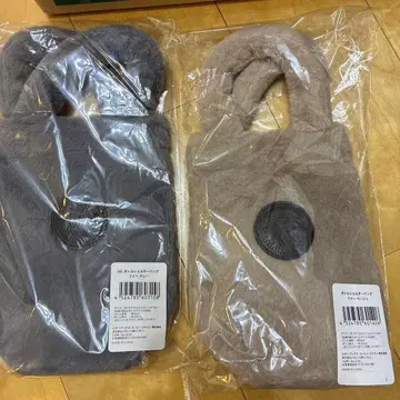 스타벅스 보틀 숄더백 퍼 그레이, 베이지