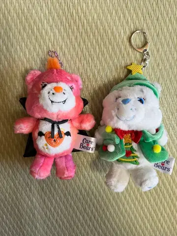 케어베어 할로윈 크리스마스 키링 PLAZA 플라자