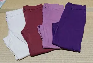 유니클로 레깅스 팬츠 L 4세트