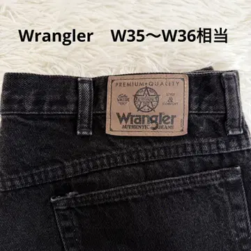 랭글러 오센틱 청바지 W35~W36 상당 차콜 그레이