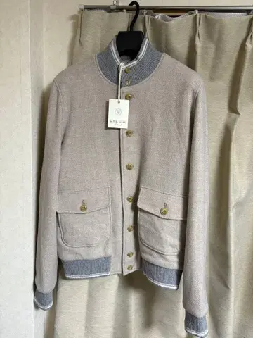 택 포함 새상품 L.B.M.1911 엘비엠 블루종 발스타 50 베이지