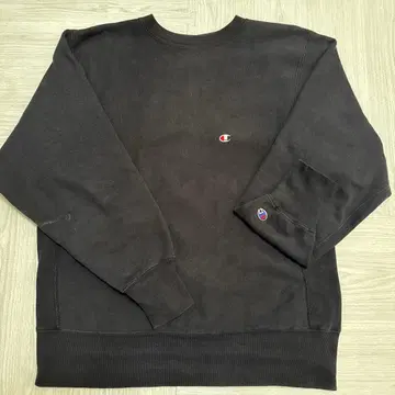 Champion 리버스 위브 맨투맨 90s USA L 블랙
