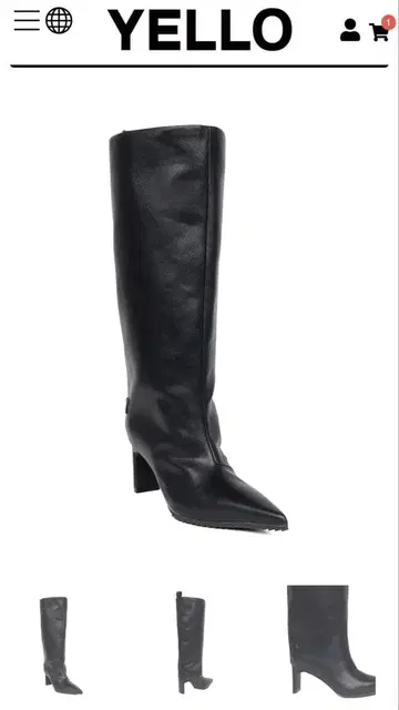 NOIR LONG BOOTS YELLO 부츠