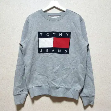 타미힐피거 진스 플래그 로고 맨투맨 S 사이즈