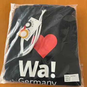 새상품 간사이 만박 독일 후드티 네이비 XS 와! 독일 Germany