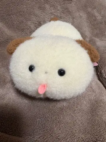 포근포근 기쁨 봉제 인형 푸딩 크림 브라운 한국