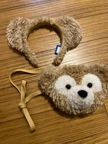 더피 포근포근 곰 머리띠