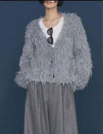 샤기 2way 가디건 개럴개런트