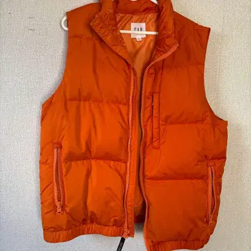 GAP 오렌지 다운 베스트