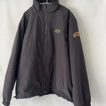 [ Snap club ] 리버서블 빅 스탠드 보아 자켓 블랙