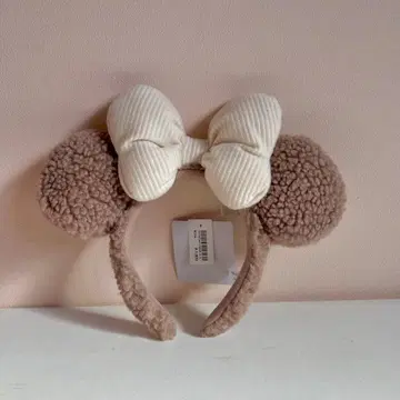 [ 새상품 ] 디즈니 복슬복슬 리본 머리띠