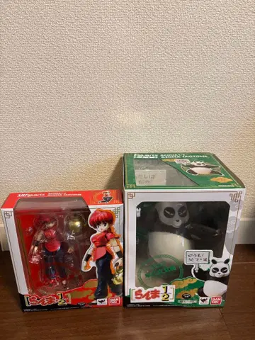 란마 피규아트 사오토메 란마와 팬더 (겡마) 부자 세트