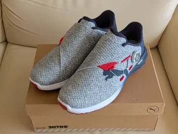 PUMA NITRO 골프화 그레이/레드