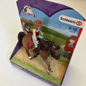 한나와 말 카이엔 피규어 Schleich
