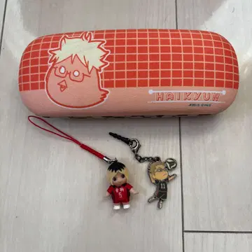 [하이큐] 안경 케이스, 스트랩 2개 세트