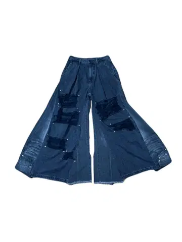 오크 데미지 와이드 리메이크 데님