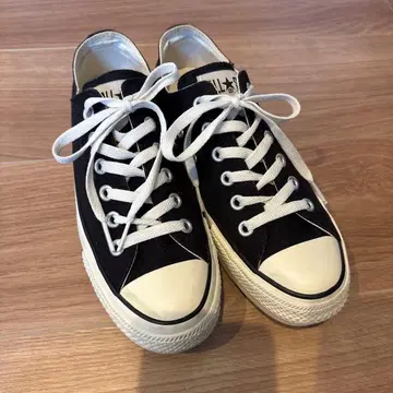 CONVERSE ALL STAR 블랙 통굽 스니커즈