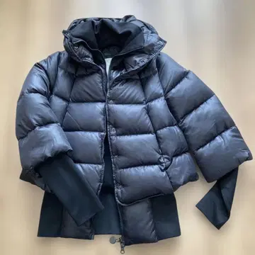 베네통 다운 자켓 블랙