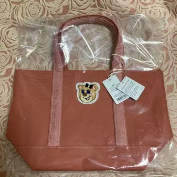 올드 테디 걸 와펜 토트백 (소)